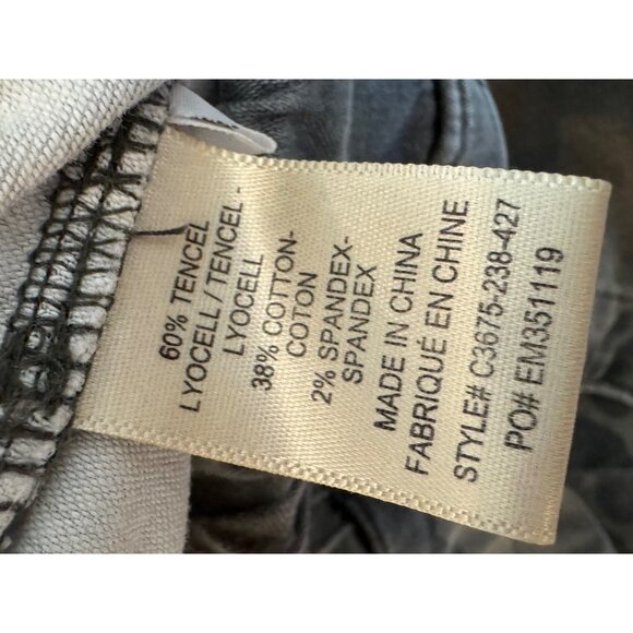 Cloth & Stone Camo Jogger Pants Womens Small Green Elastic Waistband - Picture 4 of 5